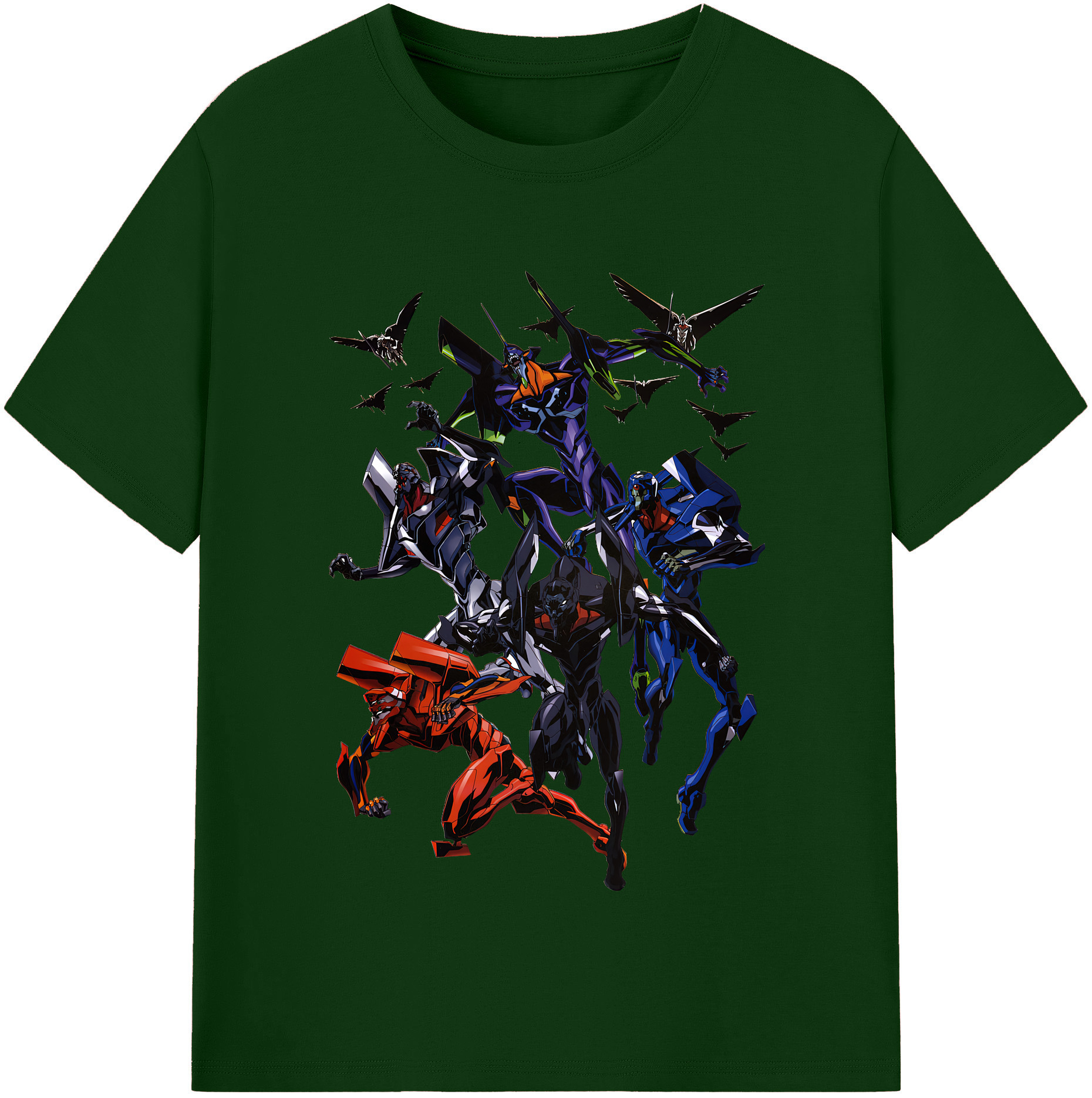 （画像用） EVA 新世紀エヴァンゲリオン 綿100％半袖Tシャツ（フロントプリント）